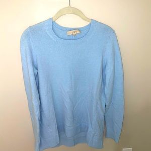 LOFT oversized light blue sweater
